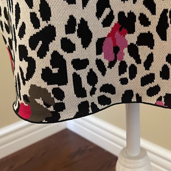 TED BAKER Pheebei Leopard Print Sleeveless Wilderness Dress-Size 1 - Picture 9 of 12